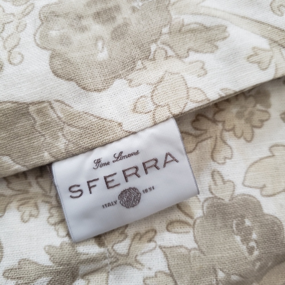 Sferra double printed curtains